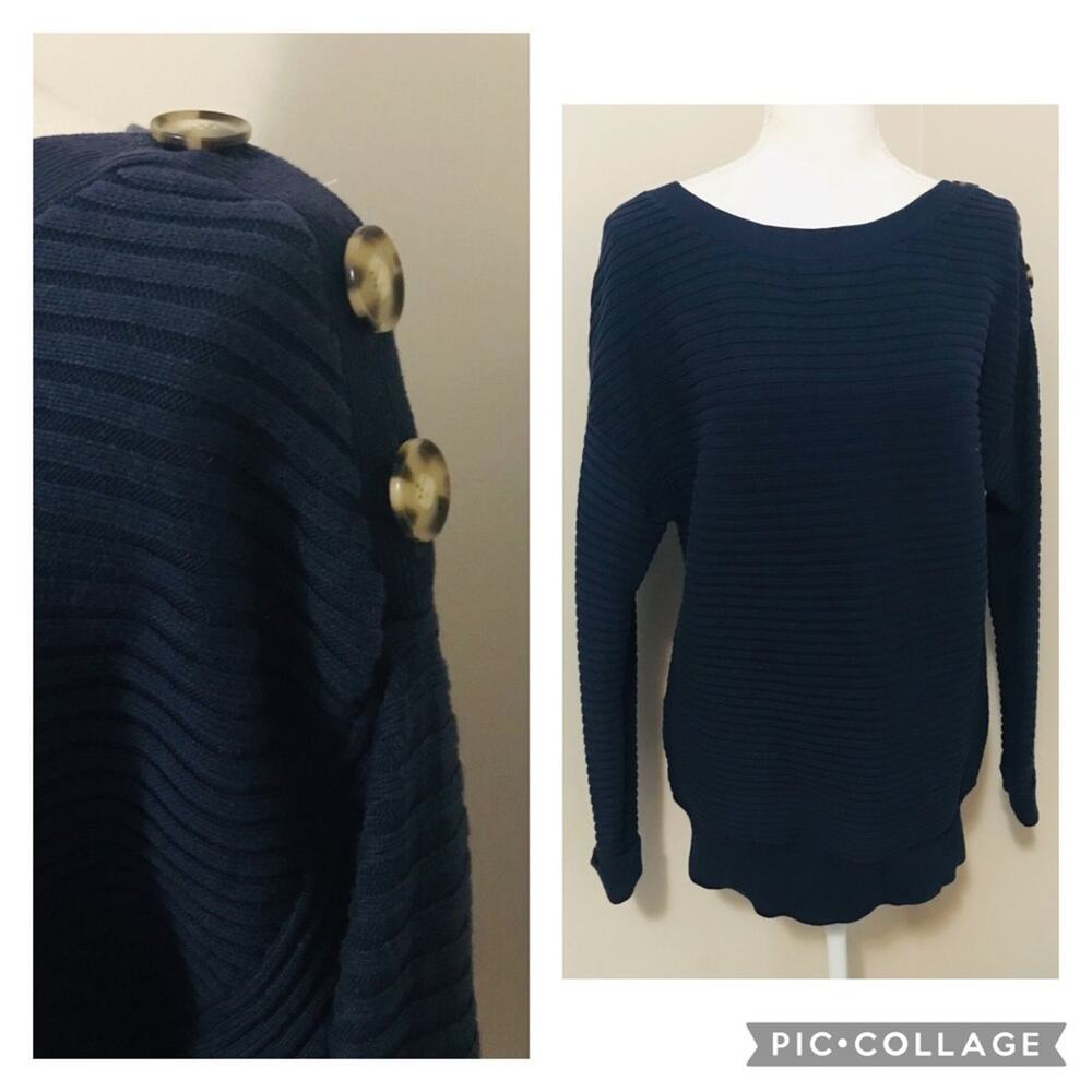 GAP Button Shoulder Sweater